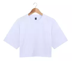Remera crop oversize BELIEVE - comprar online