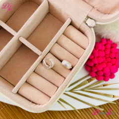 Brinco Argola Click Craquelado Banhado a Prata - comprar online