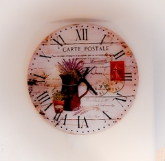 Reloj de pared Carte Postale 49cm