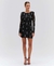 PATBO METALLIC LACE HAND BEADED MINI DRESS - comprar online