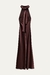ZARA VESTIDO LARGO HALTER
