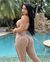 Legging modeladora brocada Nude - cos V - empina bumbum na internet