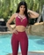 Legging Wave Marsala - brocada- cos reto - empina bumbum - comprar online