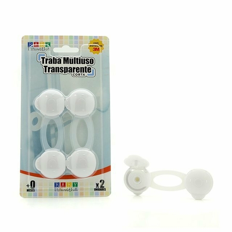 Traba multiuso transparente corta