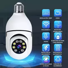 Camara IP 360 Rosca Foco E27 Seguridad IP WIFI en internet