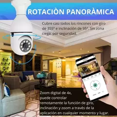 Camara IP 360 Rosca Foco E27 Seguridad IP WIFI - comprar online