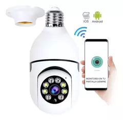 Camara IP 360 Rosca Foco E27 Seguridad IP WIFI