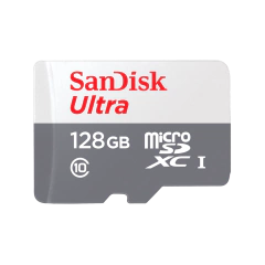 MEMORIA MICRO SD CLASE 10 128GB PARA CELULARES SANDISK 100M