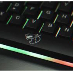 TECLADO GAMER USB RETROILUMINADO DE MEMBRANA ANTIGHOST SHENLONG GAMING KB8700 - comprar online
