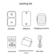 PORTERO TIMBRE CON VISOR INTELIGENTE PEISO ML-M6 DOORBELL VIDEOPORTERO - tienda online