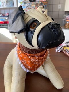 Bandana Laranja c/ pompom