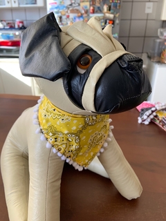 Bandana Amarela s/ pompom