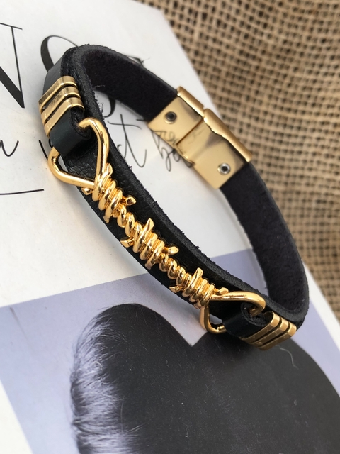 Pulseira Arame dourada 19cm