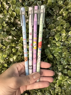 Caneta Fofa Apagável BTS