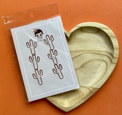 Clips Decorado 6 unidades - loja online
