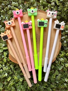 Caneta Fofa Bichinhos Fotógrafos