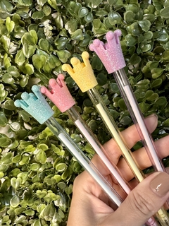 Caneta Fofa Coroa