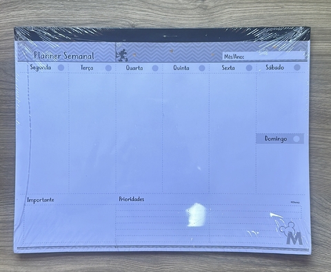Bloco Planner Semanal
