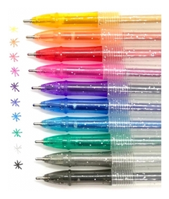 Caneta Gel Glitter