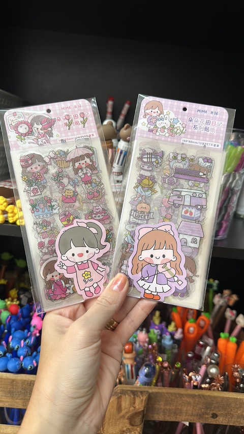 Adesivo - Kit com 12 Cartelas