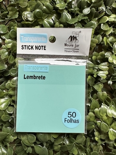 Stick Note Transparente - Papelaria Talibru