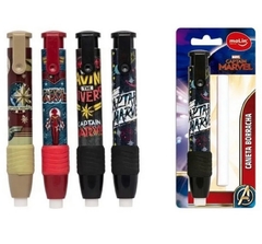 Caneta Borracha c/ Refil Captain Marvel