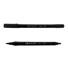 Marcador Ponta Dupla Brush Dualtip - Bismark