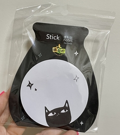 Bloco adesivo Gato (redondo) - comprar online