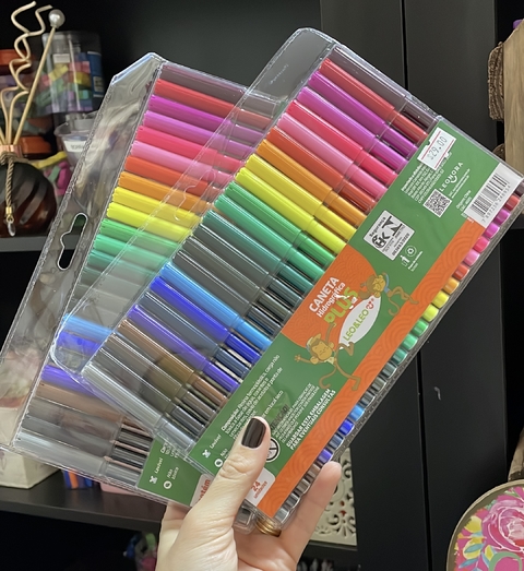 Canetinha Hidrográfica Plus 24 cores