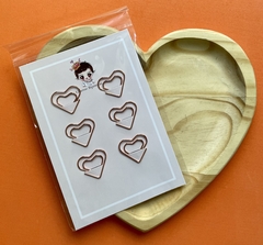 Clips Decorado 6 unidades - Papelaria Talibru