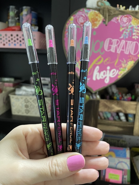 Lapiseira Fofa Astronauta - troca ponta