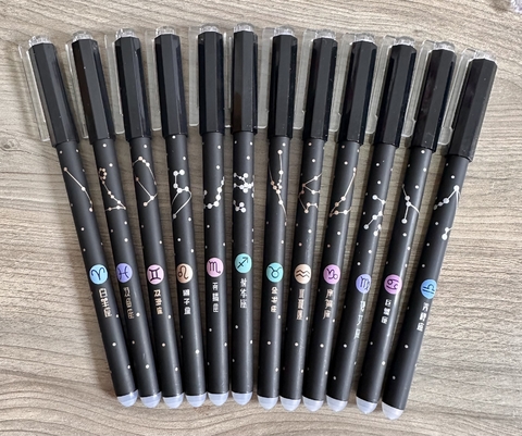 Caneta Fofa Apagável Signos