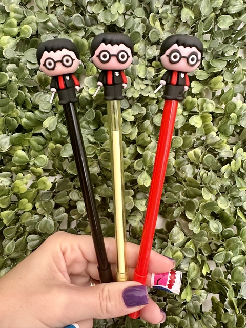 Caneta Fofa Harry Potter Colorida