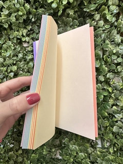 Bloco de papel colorido - Papelaria Talibru