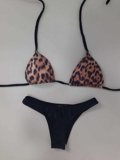 Biquíni Animal Print- Cortininha