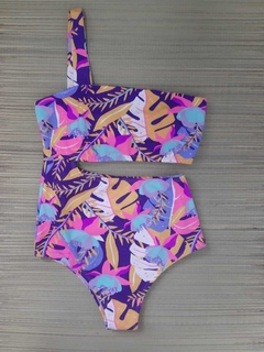 Body Maiô Celeste - Estampado na internet