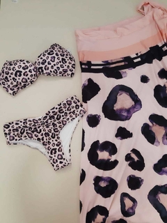 Biquíni Animal Print Rosê - comprar online