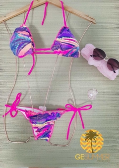 Biquíni Lacinho Estampado - Gesummer Moda Praia