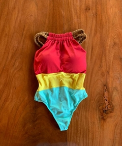 Body Maiô Mix Trançado