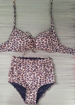 Biquíni Hot Pant - Animal Print