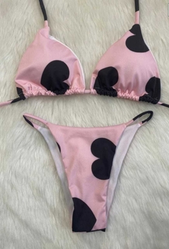 Biquíni Cortininha Coração Viés - Gesummer Moda Praia