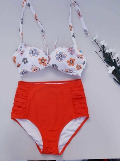 Biquíni Hot Pant- Flores