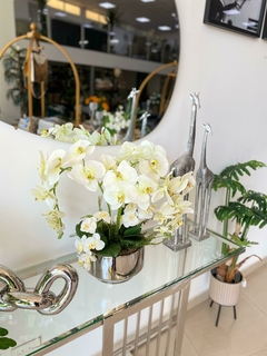 Arreglo Floral ORQUIDEA BLANCA GRANDE CON BROTES Artificial - comprar online