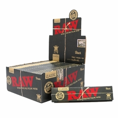RAW PAPER KING SIZE BLAKC CLASSIC 1.1/4