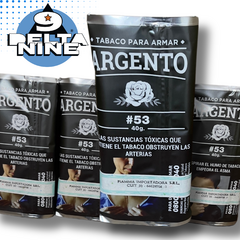 ARGENTO C/FINO NEGRO #53 X40