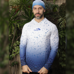 REMERA CON CAPUCHA MAHI MAHI AZUL en internet