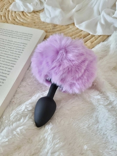 PLUG ANAL CONEJO LILA - S