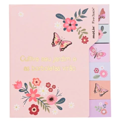 Bloco de Notas Adesivas Borboletas BT com 280 folhas