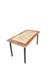 0056 MESA BORDE ROBLE 1.50 M x 0.80cm Bases en caño 2