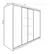 Placard 4 Puertas Corredizas REFLEX - Muebleria Bravo